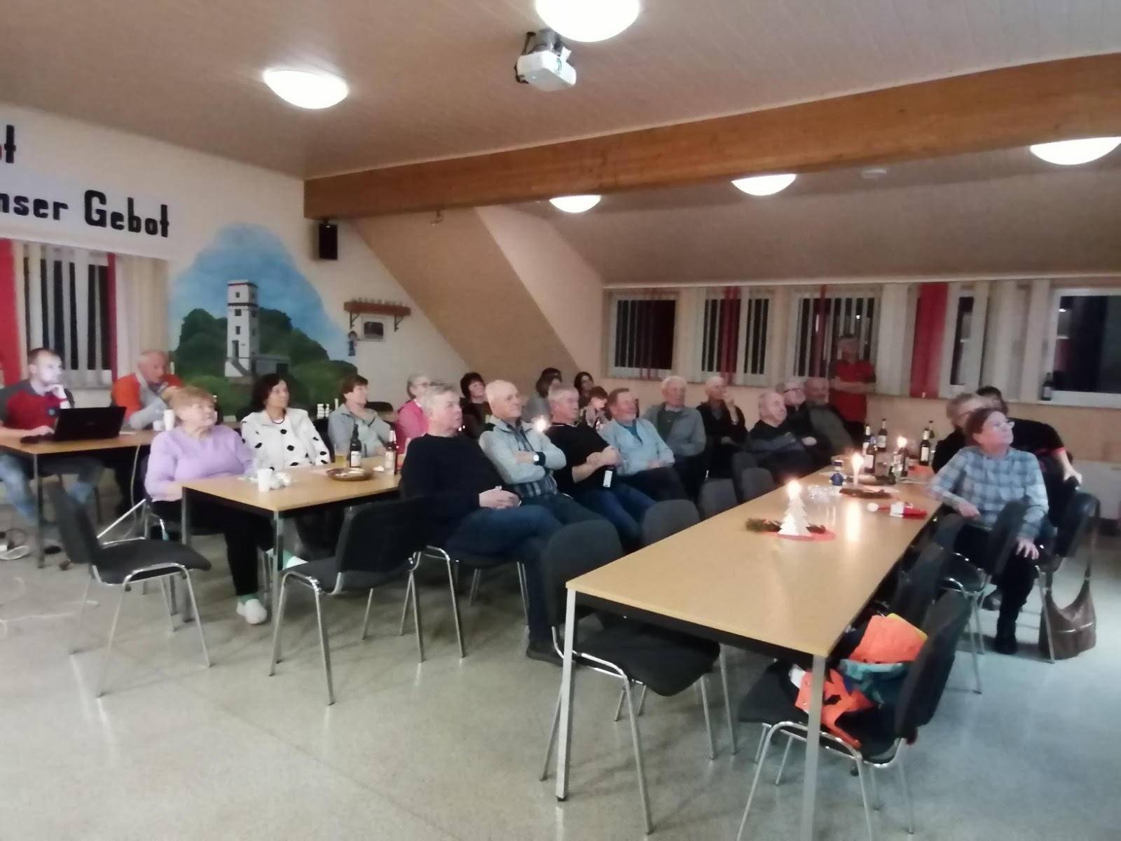 Weihnachtsfeier der Alters- und Ehrenabteilung 